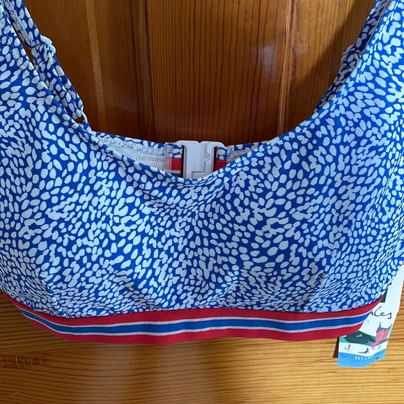 NWT Joules Ariel Swim Top(12) and Bottom(14) blue spot pattern - Picture 8 of 13